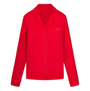 Skims Sleep Long Sleep Top, Ruby, XS - Bild 1 von 3