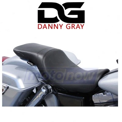 Danny Gray LowIST 2-Up Vinyl Seats for 2007-2016 Harley Davidson FXDWG Dyna jm Foto 1 de 4