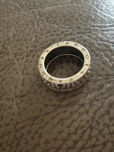 Anello Anelli Pandora Da Sistemare Mis 17 Mancano Due Zirconi Argento 925 - Foto 1 di 7