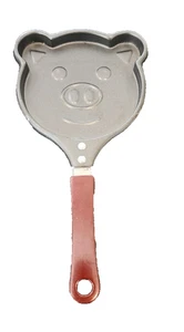 Cooks Works - Pfannkuchen- und Eierpfanne - Antihaft-Schweinepfanne Fun Face - Bild 1 von 4