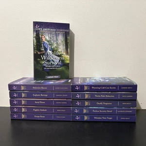 Harlequin Romance Love Inspired Suspense LARGER PRINT PB Lot of 11 (2022-2023) - Picture 1 of 8