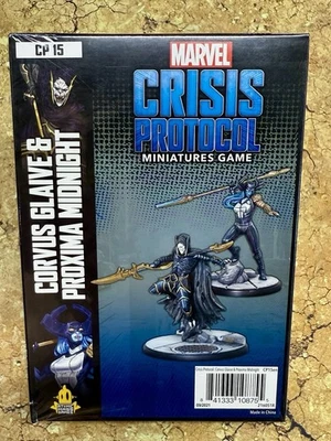 Marvel Crisis Protocol CP15 Corvus Glaive & Proxima Midnight - OOP New & Sealed - Image 1 of 4
