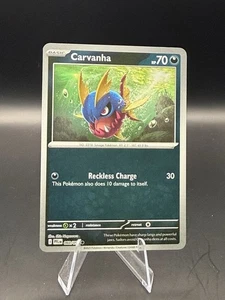 Pokémon TCG Carvanha 060/094 Fiamme Fantastiche Reverse Holo quasi nuovo - Foto 1 di 1