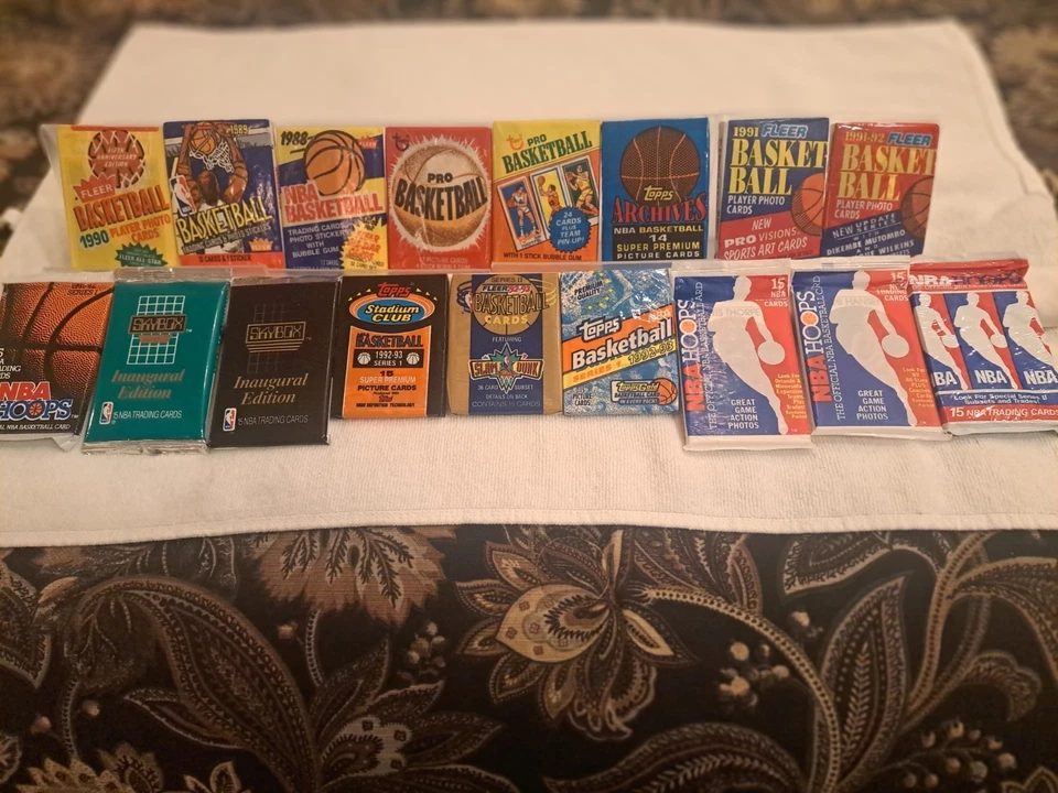 1970's 80's & 90's Sealed Basketball Packs From My Personal Collection - Image 1 of 4