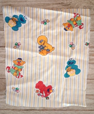 Sesame Street Babies Big Bird Elmo Sewing Fabric Crafting Piece 11.5" x 9" - Image 1 of 2