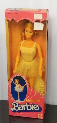 Bailarina Barbie Mattel 4983 Giros y Giros Patadas y Divididas 1983 Muñeca en Excelente Con Foto 1 de 4