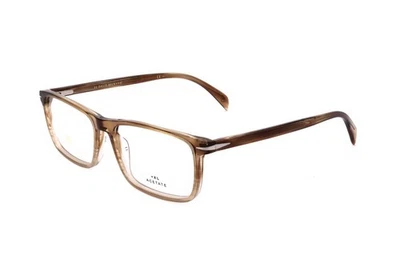 Occhiali da Vista David Beckham DB 1019 2ZR STRIPED BROWN BEIGE 54/16/150 Uomo - Image 1 of 4