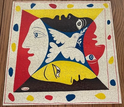 Винтажная головоломка Springbok Picasso Dove of Peace 1966 SQ51 в комплекте - Изображение 1 из 3