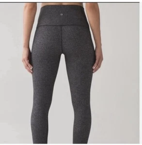 Lululemon Womens Size 2 Herringbone Align Long High Rise Leggings Hidden Pocket - Picture 1 of 9