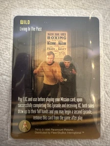 Star Trek The Card Game Living in the Past Near-Mint/NM Promo - Picture 1 of 1