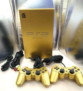 Sony Playstation PS2 Gold Gundam Hyakushiki SCPH-55000 GU Konsole mit Controller - Bild 1 von 6