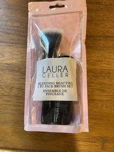 LAURA GELLER Better Together 2 Piece Face Brush Set NEW Kabuki & Powder Brush - Picture 1 of 2