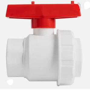UPVC 2" Válvula Single Union Ball Valve AHGUS-TS-SINGLE UNION 2" NUEVO EN CAJA - Imagen 1 de 5