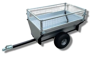 MXS Works ATV Anhänger T1030 kippbar Länge 1500 mm inkl. Aufsatzgitter - Bild 1 von 1