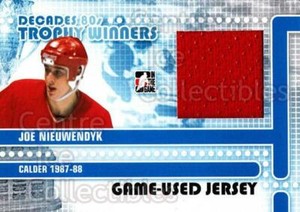 2010-11 ITG Decades 1980s Trophy Winners Jersey Black #25 Joe Nieuwendyk