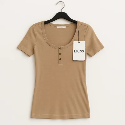 F&F Mujer Damas Top Pijamas PJ Ropa de dormir Ropa de estar Algodón Talla 12 - Imagen 1 de 4