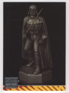 Star Wars Galaxy 2 #175 Darth Vader Sculpture Silver Deluxe Set Trading Card - Picture 1 of 2