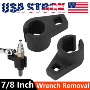 Universal Offset Oxygen O2 Sensor Socket 7/8 Inch 22mm Hand Wrench Removal Tool - Picture 1 of 11
