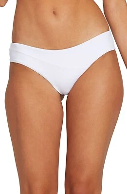 Volcom L33940 Womens White Simply Seamless Cheeky Bottoms Size Large - Image 1 of 2
