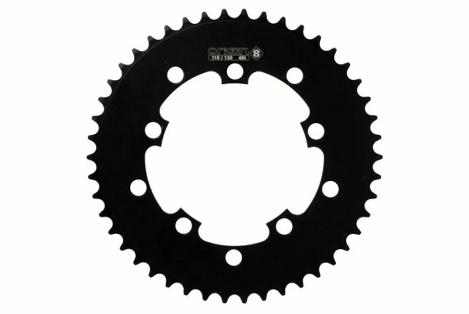 Origin-8 Track Chainring 46T x 1/8" Black 110BCD / 130BCD Fixed Gear 1-Speed - Image 1 of 1
