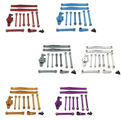 For 1/12 12428 12423 12427 Alloy Steering Servo Saver Complete tie rod Link Kit - Image 1 of 4