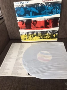 The Police SYNCHRONICITY 1983 Vintage Vinyl LP Record Album Plus Song Lyrics - Picture 1 of 2