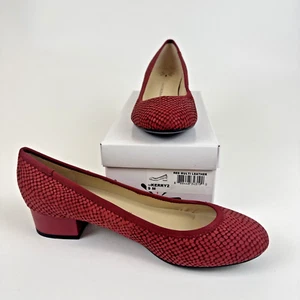 Isaac Mizrahi Live! Kerry2 Women's Shoes Red Multi Leather Size 9M New In Box - Picture 1 of 11