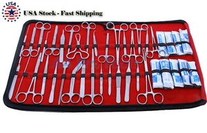 172 PCS US MILITARY FIELD MINOR SURGERY SURGICAL VETERINARY INSTRUMENTS DS-1103 - Picture 1 of 2