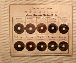 Old Chinese Coins (Qing Dynasty 1644-1911) - Picture 1 of 3