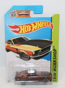 MOC Hot Wheels 2015 Super Treasure Hunt '69 Ford Mustang Boss 302 HW Workshop - Picture 1 of 12