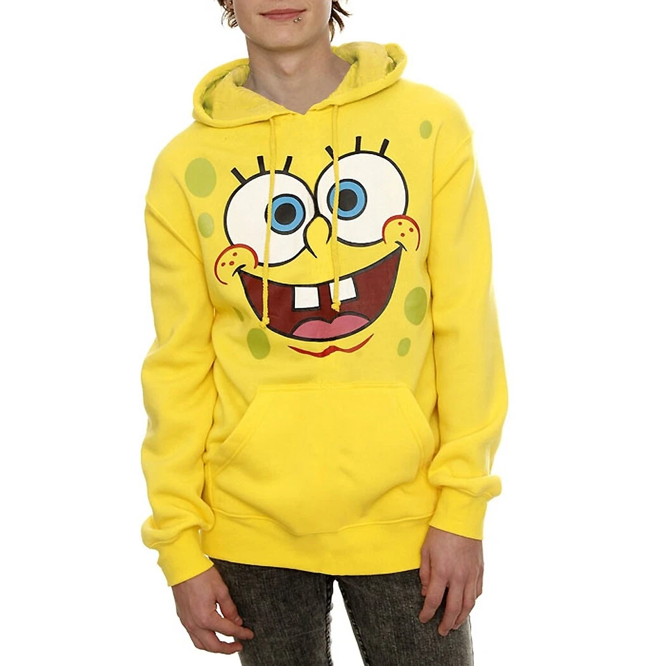 Sudadera con capucha para adultos Bob Esponja Squarpants Face Foto 1 de 1