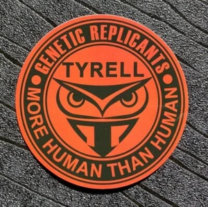 Blade Runner Aufkleber Tyrell Corporation Genetic Replicants PVC Sticker (75mm) - Bild 1 von 1