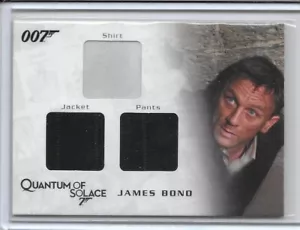 Rittenhouse James Bond Archives dreifaches Relikt Shirt Jacke Hose 103/675 QC12 - Bild 1 von 1