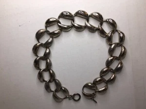 Anne Klein Kettenglied dick silberfarben Metallhalskette 17 Zoll gebraucht - Bild 1 von 3