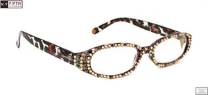 Isabella, Bling Reading Glasses Women W European Crystals +1.25 to +3 - Picture 1 of 3