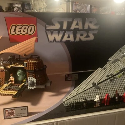 LEGO ЗВЕЗДНАЯ ВОЙНА ДЖАББА ПАРУСНАЯ БАРЖА И ЗВЕЗДНЫЙ РАЗРУШИТЕЛЬ МАГАЗИН ДИСПЛЕЙ 6210 6211 ХЕТАННА - Изображение 1 из 4
