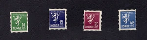 1925 Norway set of 4 SG183-SG186 Mounted Mint - Picture 1 of 2