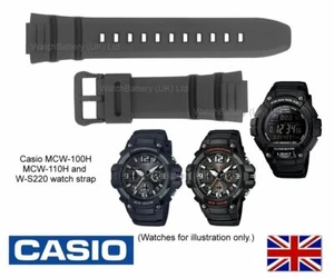 MCW-100H Casio Watch Strap Band for MCW-100H,MCW-110H,MCW100,MCW110,W-S220,WS220 - Picture 1 of 6