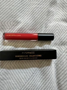 MAC Cosmetics Cremesheen Glass Lip Gloss Prepare For Pleasure LE NEW NIB FS Red - Picture 1 of 6