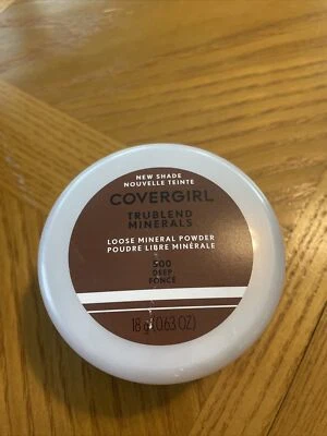 Covergirl Trublend Minerals Loose Powder 500 Deep Face Makeup Foundation H-12 - Image 1 of 2