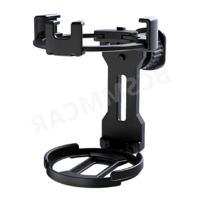 Car Air Outlet Vent Drink Holder 2 in 1 Auto Mobile Phone Bracket ABS Plastic - Image 1 of 4