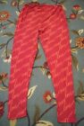 Lularoe Womens Tc Leggings Valentines Day Red Tall Curvy Pants Love