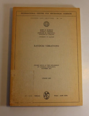 Random Vibrations Course Held at the Department of General Mechanics 1972 PB IBM - Image 1 of 4