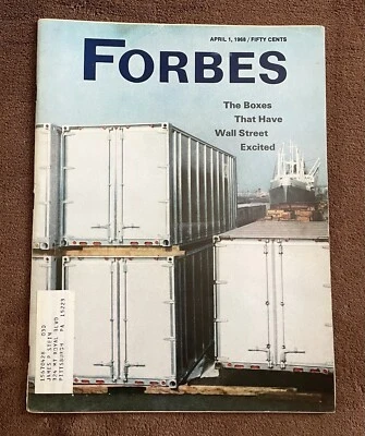 Vintage Forbes Magazine - April 1, 1968 - International Shipping — 第 1/4 张图片