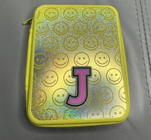 Set trucco bambini Initial J Smiley Face giallo - Foto 1 di 4