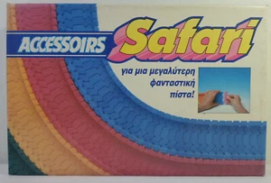 PYROPLAST GREEK VTG 80's SAFARI ACCESSORIES PISTA SLOT CAR RACING EXPANSION MISP - Picture 1 of 8