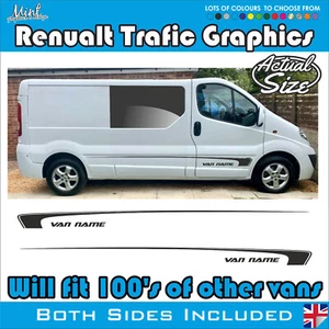 LWB Renault Trafic Camper MOTORHOME Stripes Decals Stickers Van Graphics 088 - Picture 1 of 5