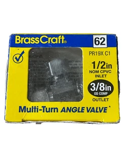 Entrada de CPVC BrassCraft de 1/2"" x 3/8 pulgadas Válvula de salida de compresión - Imagen 1 de 1