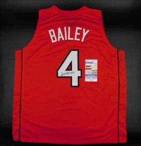 Ace Bailey Signed Autographed Rutgers Knights Basketball Jersey NCAA JSA COA Red - Picture 1 of 4
