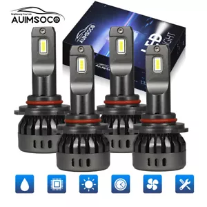LED Headlights Lights Bulbs Kit High & Low Beam For 2008-2012 Honda Accord Sedan - Picture 1 of 14